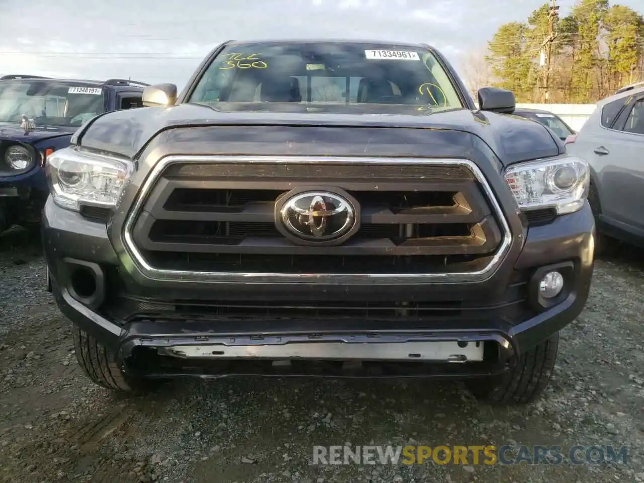 9 Photograph of a damaged car 3TYRZ5CN3MT007436 TOYOTA TACOMA 2021