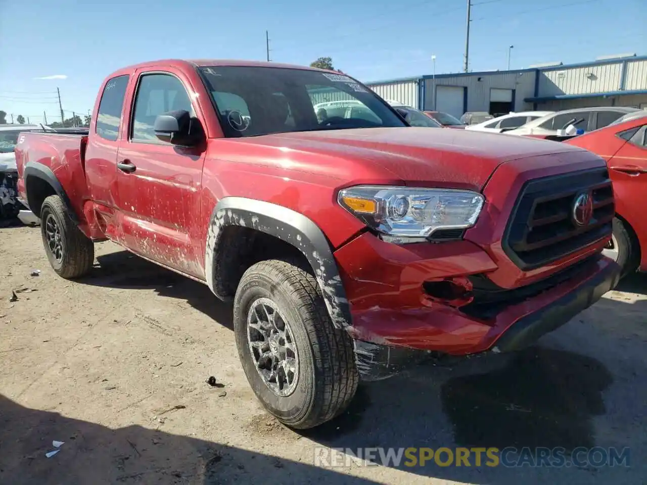 1 Photograph of a damaged car 3TYRZ5CN4MT004741 TOYOTA TACOMA 2021