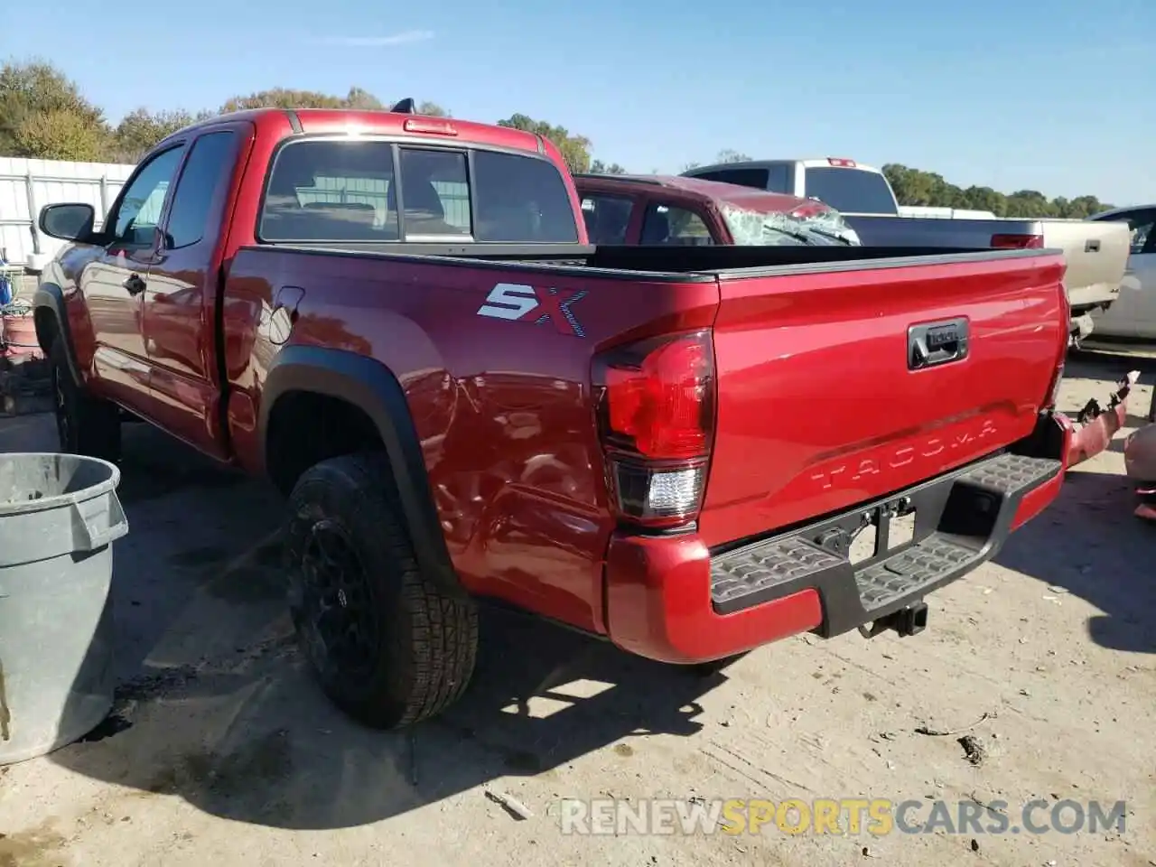 3 Photograph of a damaged car 3TYRZ5CN4MT004741 TOYOTA TACOMA 2021