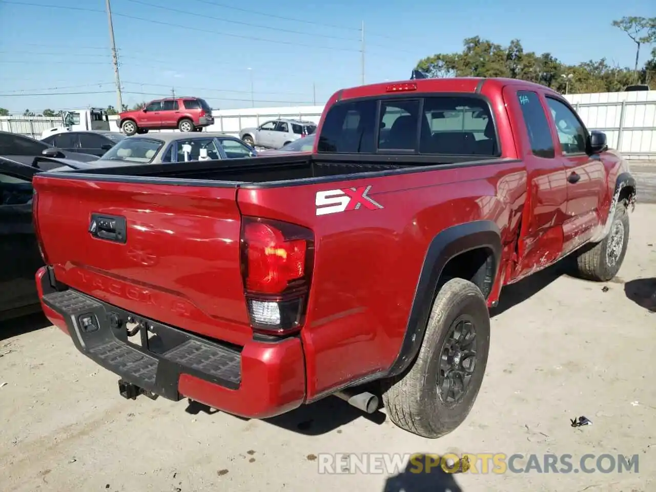 4 Photograph of a damaged car 3TYRZ5CN4MT004741 TOYOTA TACOMA 2021