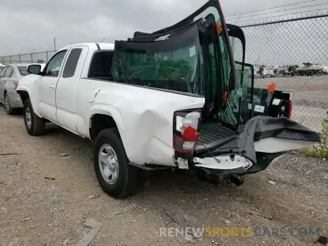 3 Photograph of a damaged car 3TYRZ5CN5MT006661 TOYOTA TACOMA 2021