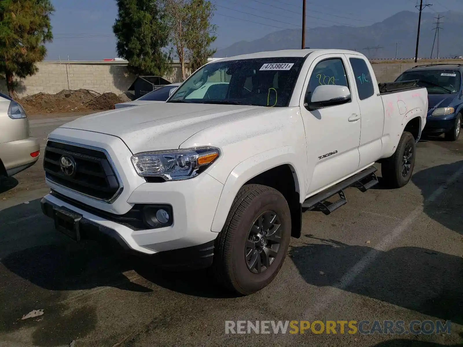 2 Photograph of a damaged car 3TYRZ5CN7MT006452 TOYOTA TACOMA 2021