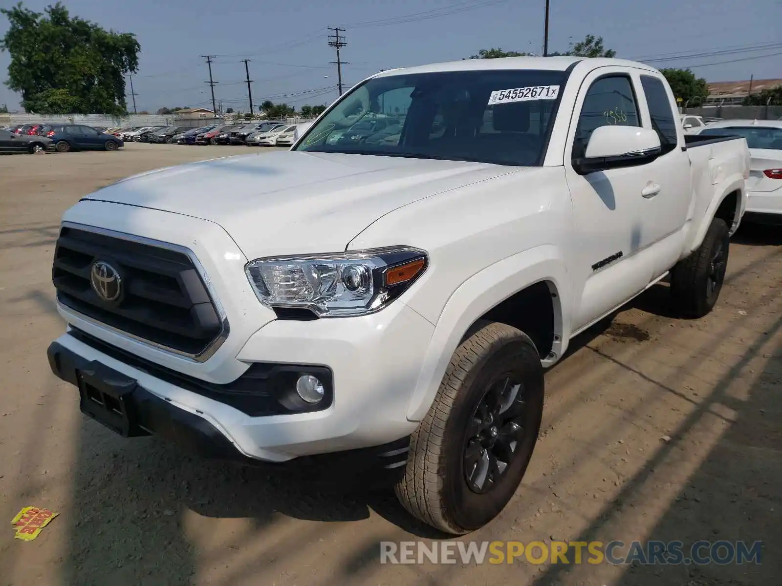 2 Photograph of a damaged car 3TYRZ5CN9MT007408 TOYOTA TACOMA 2021