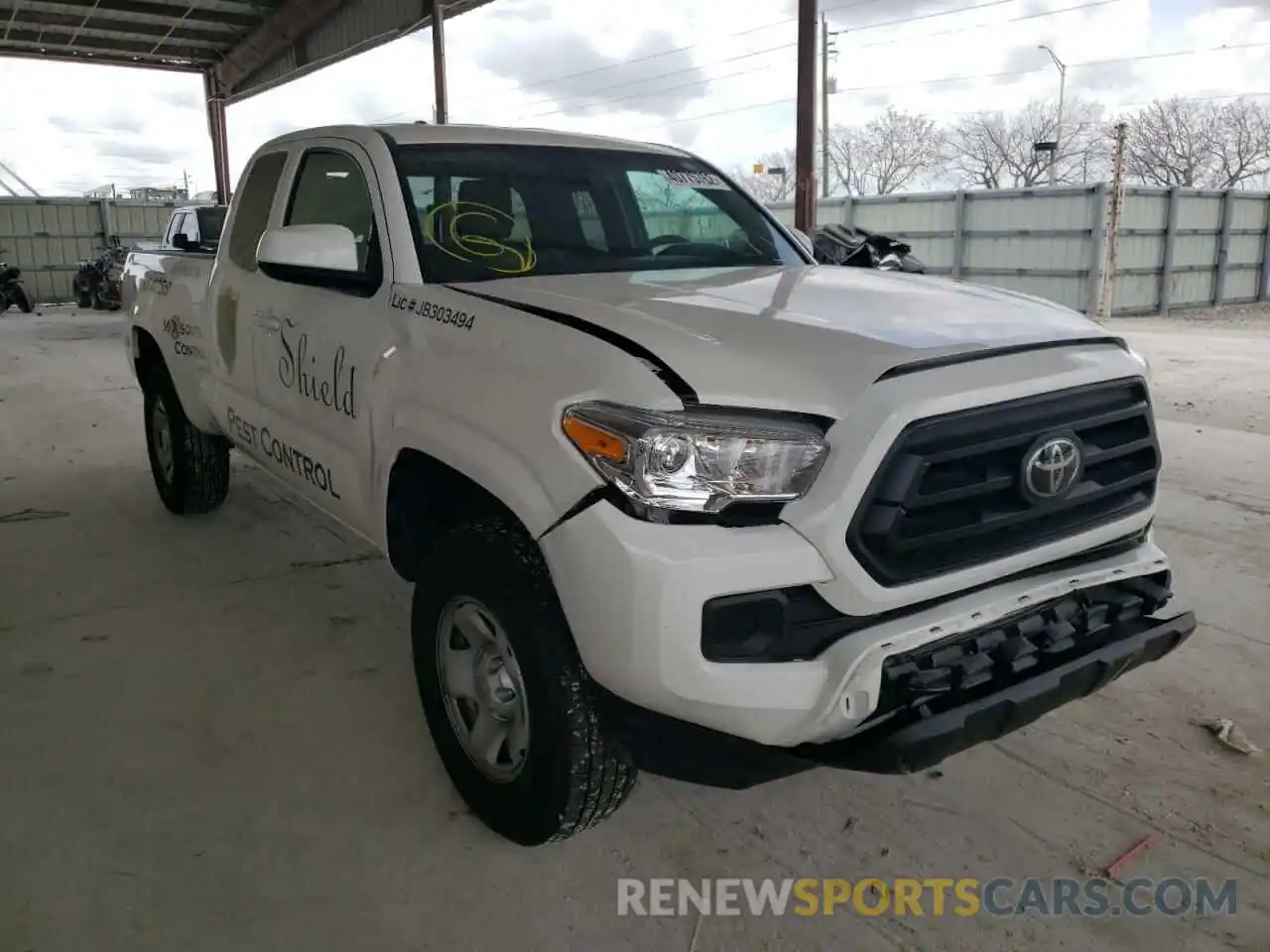 1 Photograph of a damaged car 3TYRZ5CN9MT009935 TOYOTA TACOMA 2021