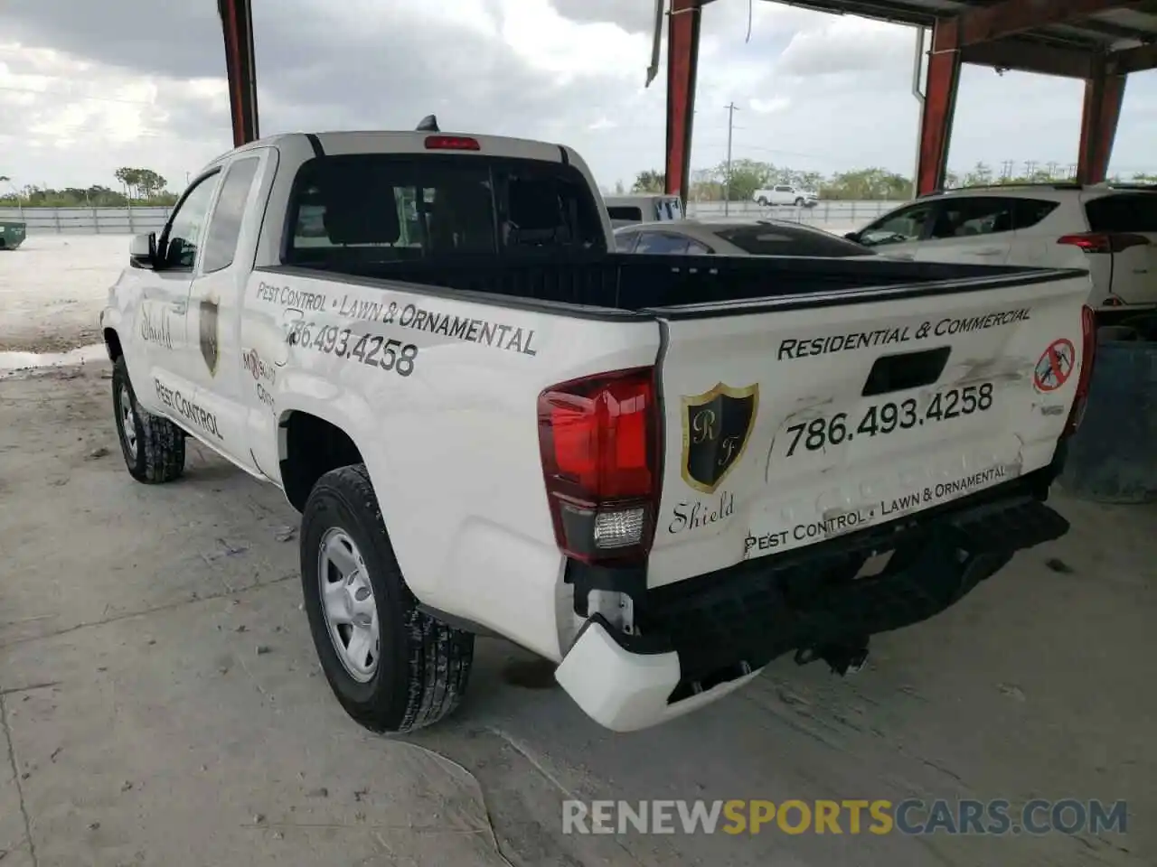 3 Photograph of a damaged car 3TYRZ5CN9MT009935 TOYOTA TACOMA 2021