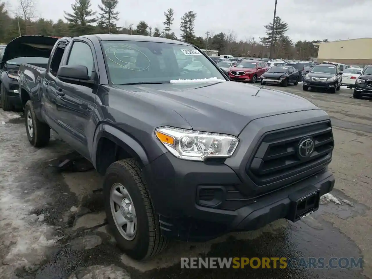 1 Photograph of a damaged car 3TYSX5EN0MT008354 TOYOTA TACOMA 2021