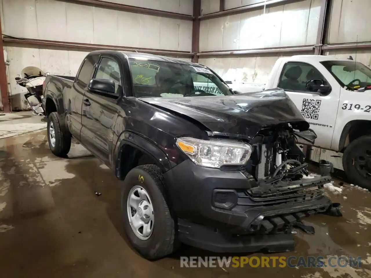 1 Photograph of a damaged car 3TYSX5EN1MT004605 TOYOTA TACOMA 2021