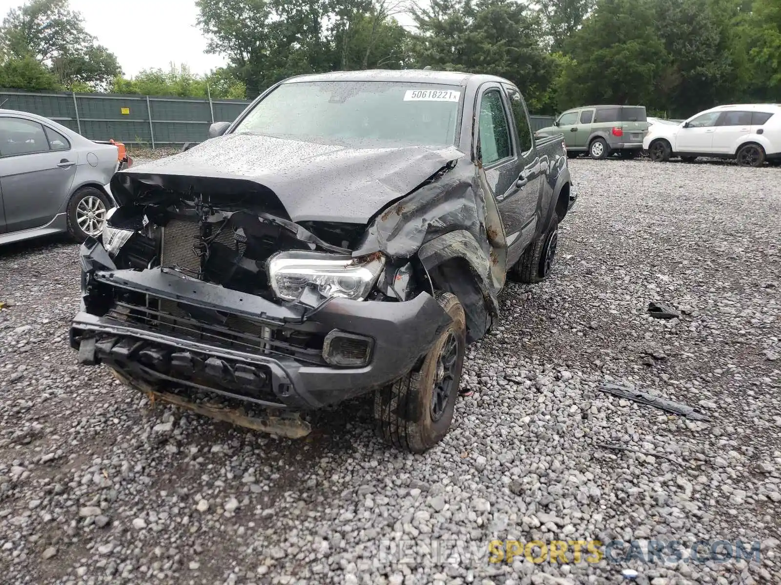 2 Photograph of a damaged car 3TYSX5EN3MT006582 TOYOTA TACOMA 2021