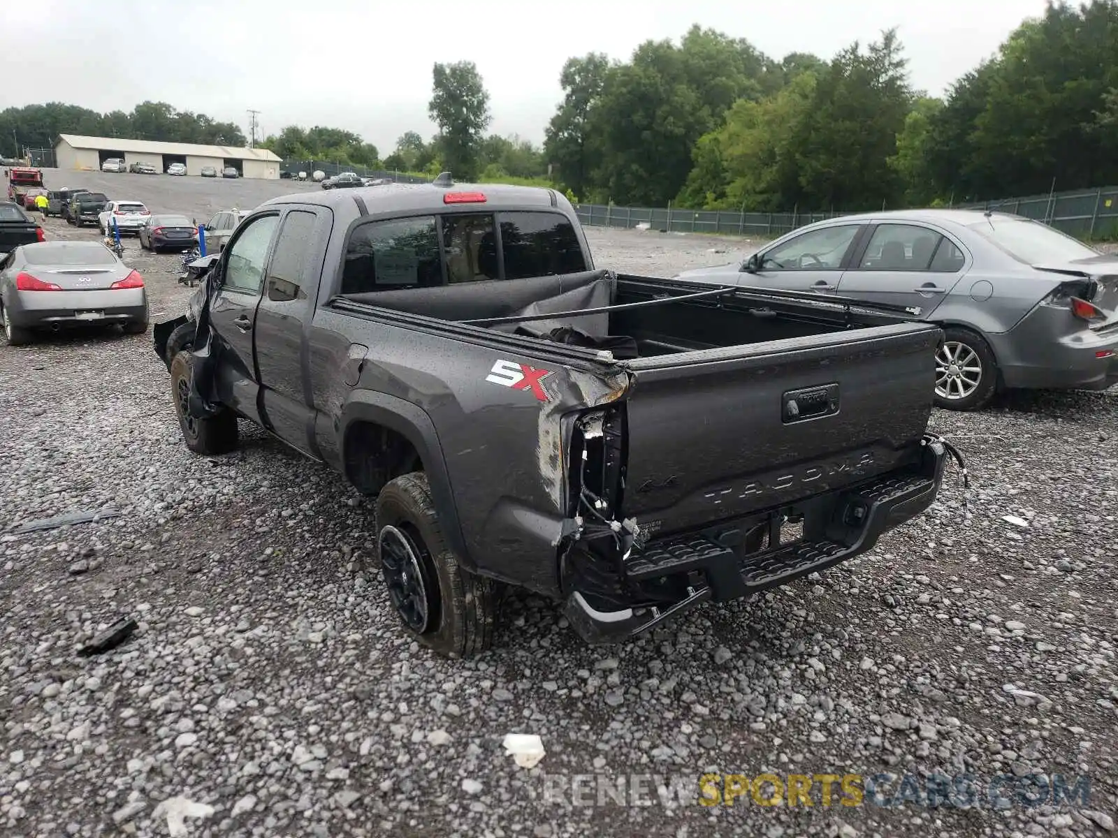 3 Фотография поврежденного автомобиля 3TYSX5EN3MT006582 TOYOTA TACOMA 2021