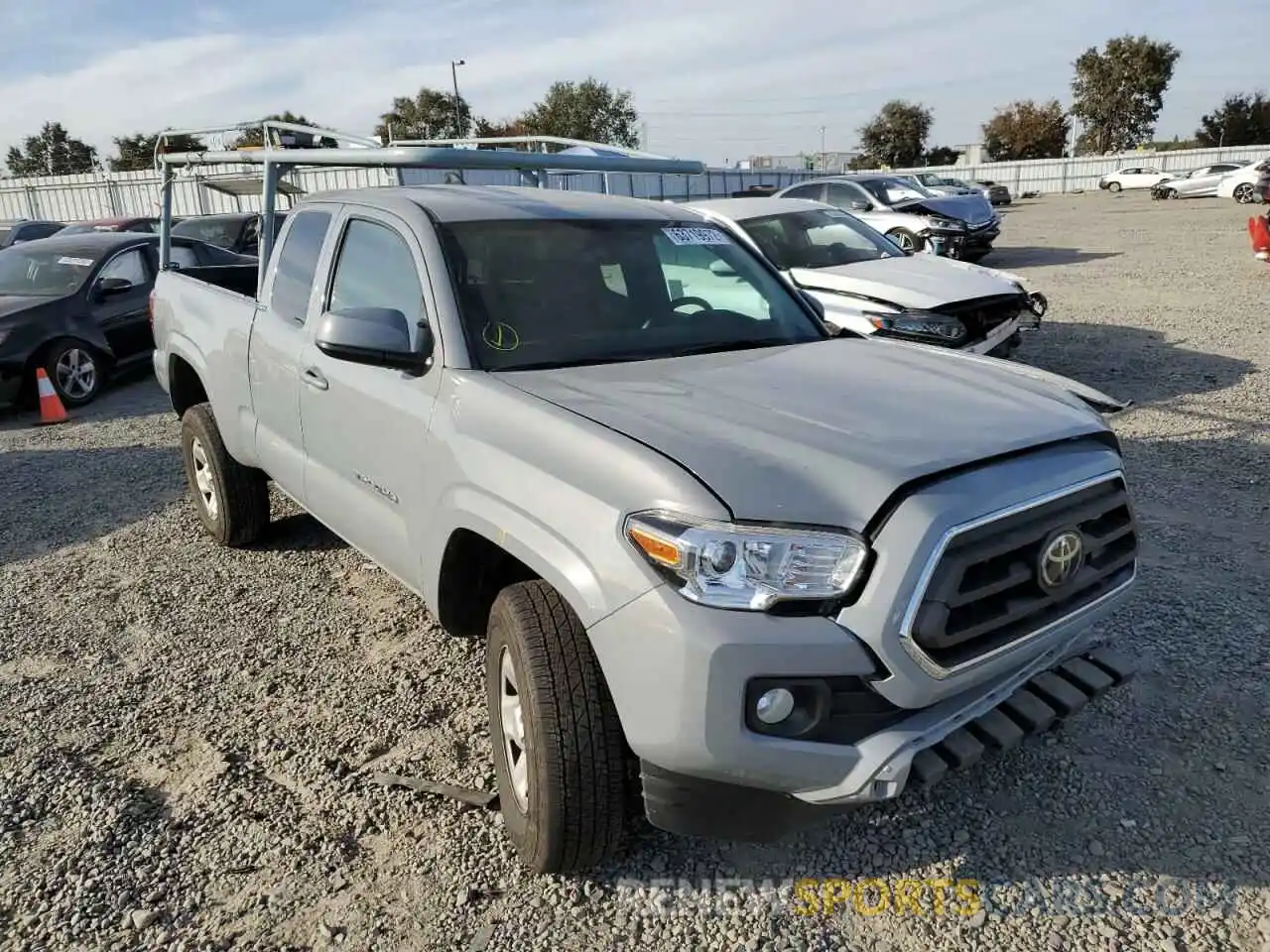 1 Photograph of a damaged car 3TYSX5EN3MT007019 TOYOTA TACOMA 2021