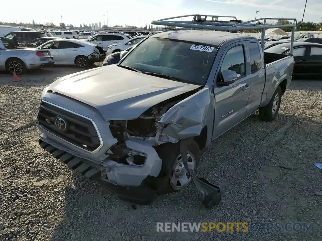 2 Photograph of a damaged car 3TYSX5EN3MT007019 TOYOTA TACOMA 2021