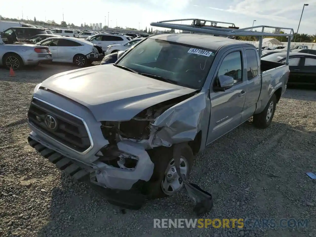 9 Photograph of a damaged car 3TYSX5EN3MT007019 TOYOTA TACOMA 2021