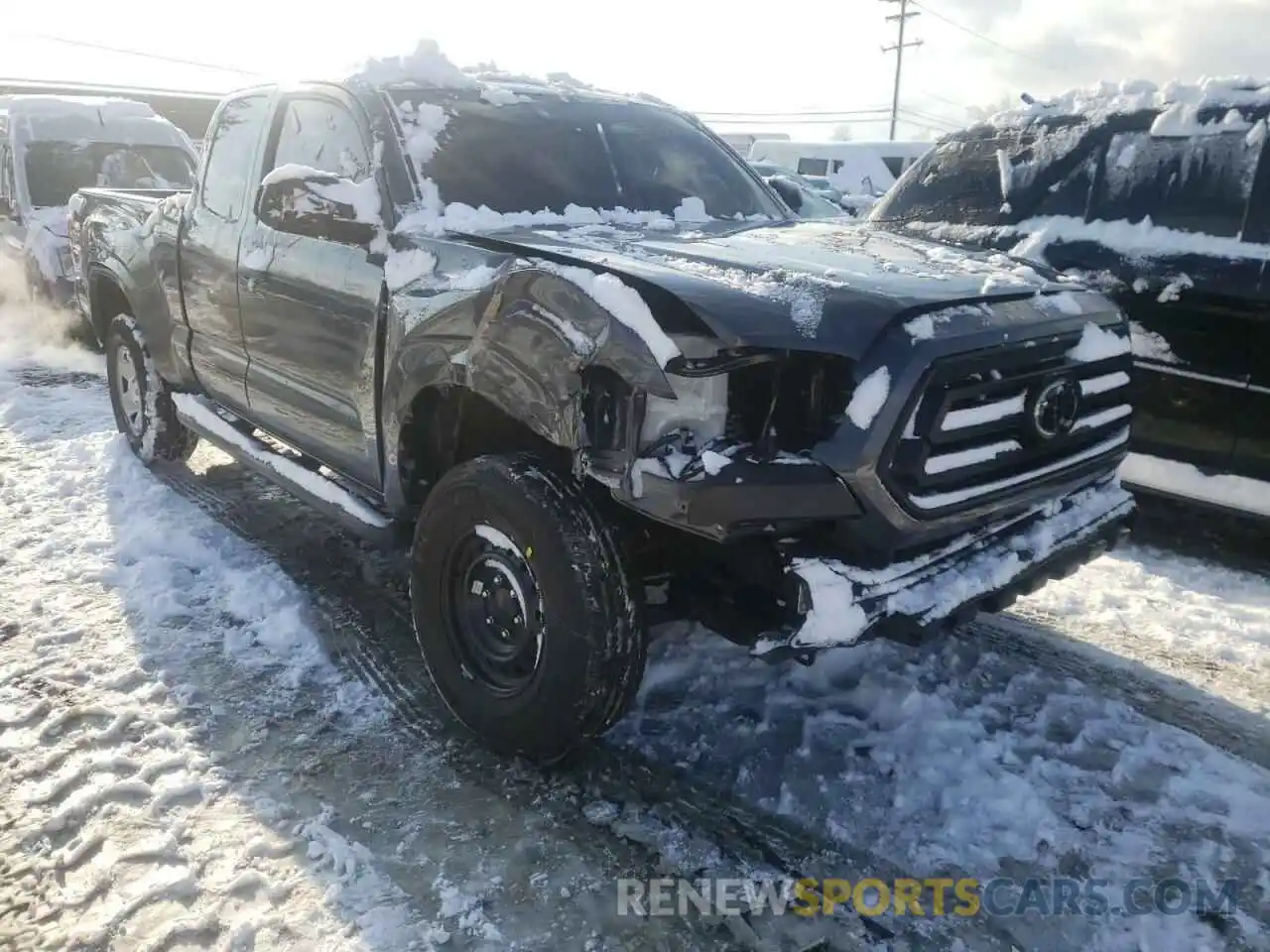 1 Photograph of a damaged car 3TYSX5EN4MT005022 TOYOTA TACOMA 2021