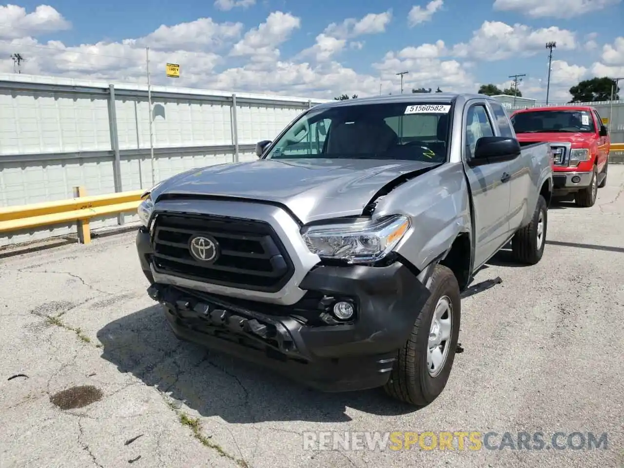 2 Photograph of a damaged car 3TYSX5EN4MT007269 TOYOTA TACOMA 2021