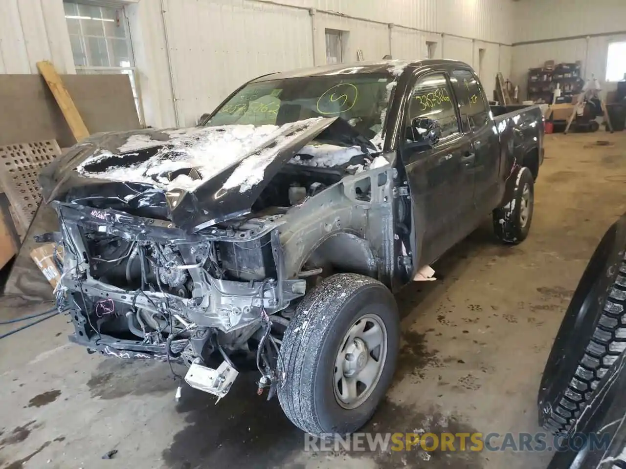 2 Photograph of a damaged car 3TYSX5EN5MT004994 TOYOTA TACOMA 2021