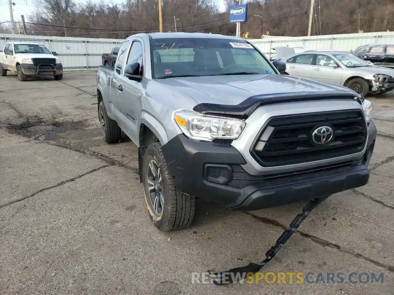 1 Photograph of a damaged car 3TYSX5EN5MT007216 TOYOTA TACOMA 2021