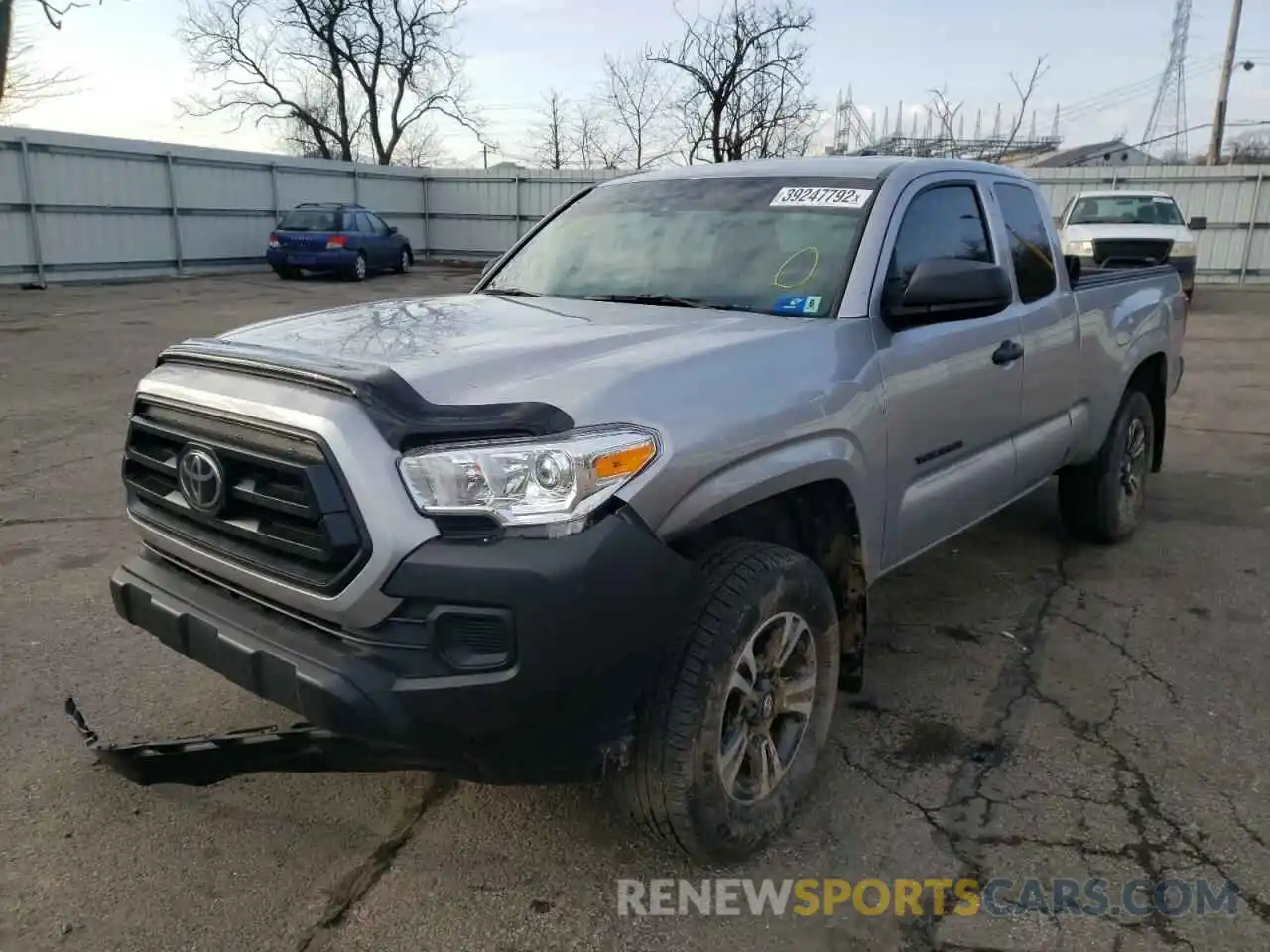 2 Photograph of a damaged car 3TYSX5EN5MT007216 TOYOTA TACOMA 2021