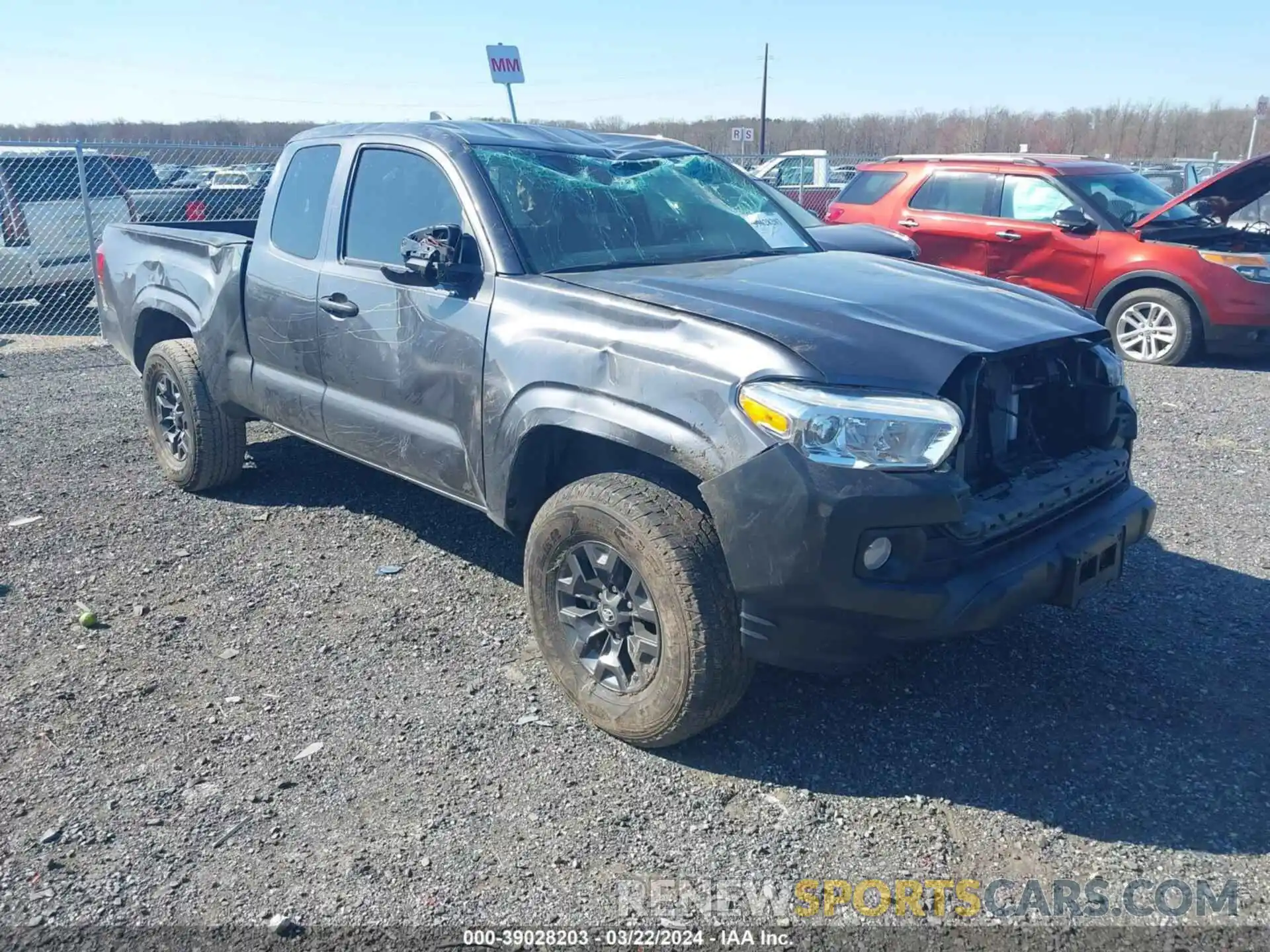 1 Photograph of a damaged car 3TYSX5EN5MT007619 TOYOTA TACOMA 2021