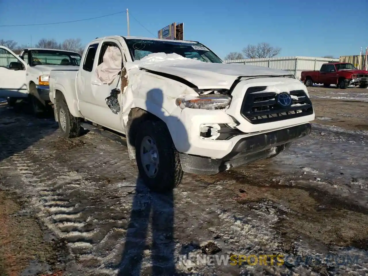 1 Photograph of a damaged car 3TYSX5EN5MT009709 TOYOTA TACOMA 2021