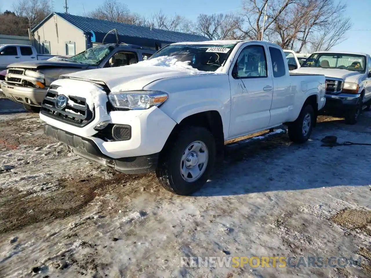 2 Photograph of a damaged car 3TYSX5EN5MT009709 TOYOTA TACOMA 2021