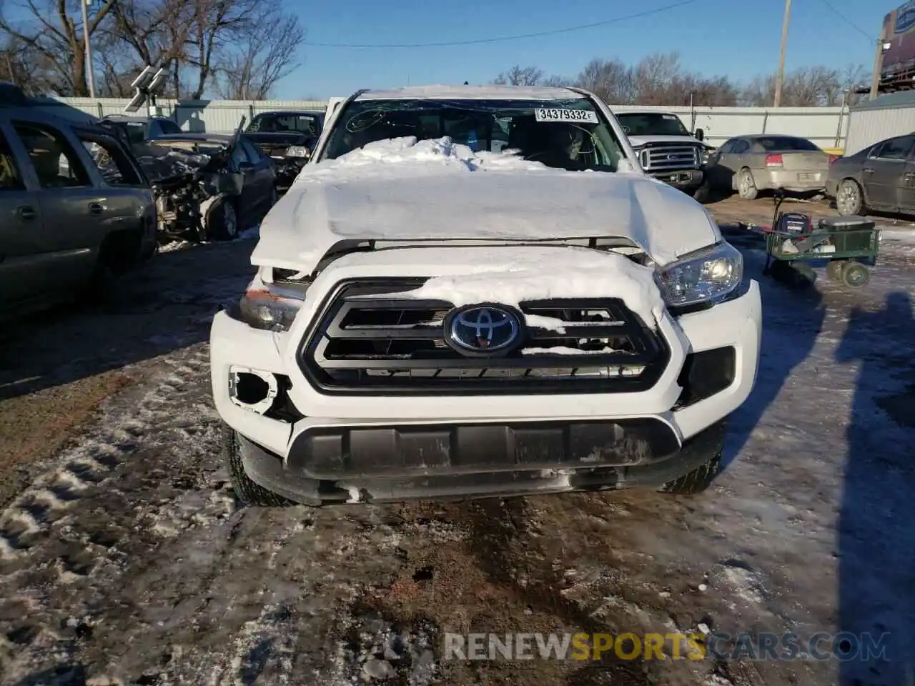 9 Photograph of a damaged car 3TYSX5EN5MT009709 TOYOTA TACOMA 2021