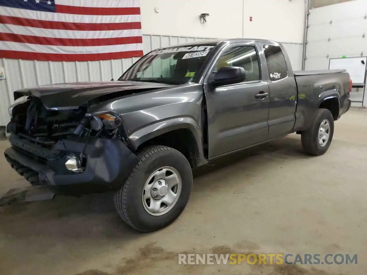 1 Photograph of a damaged car 3TYSX5EN6MT004938 TOYOTA TACOMA 2021