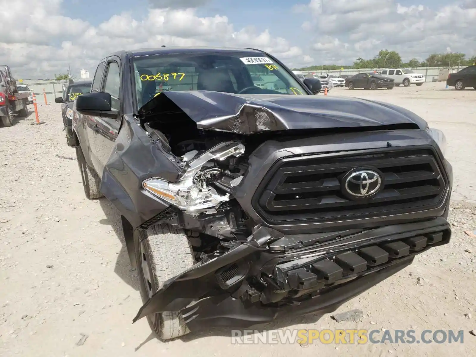 1 Photograph of a damaged car 3TYSX5EN6MT006897 TOYOTA TACOMA 2021