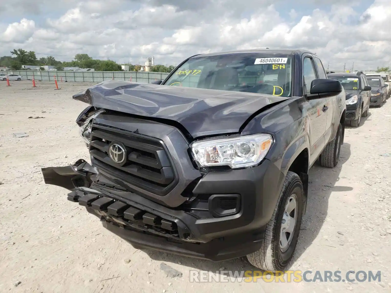 2 Photograph of a damaged car 3TYSX5EN6MT006897 TOYOTA TACOMA 2021