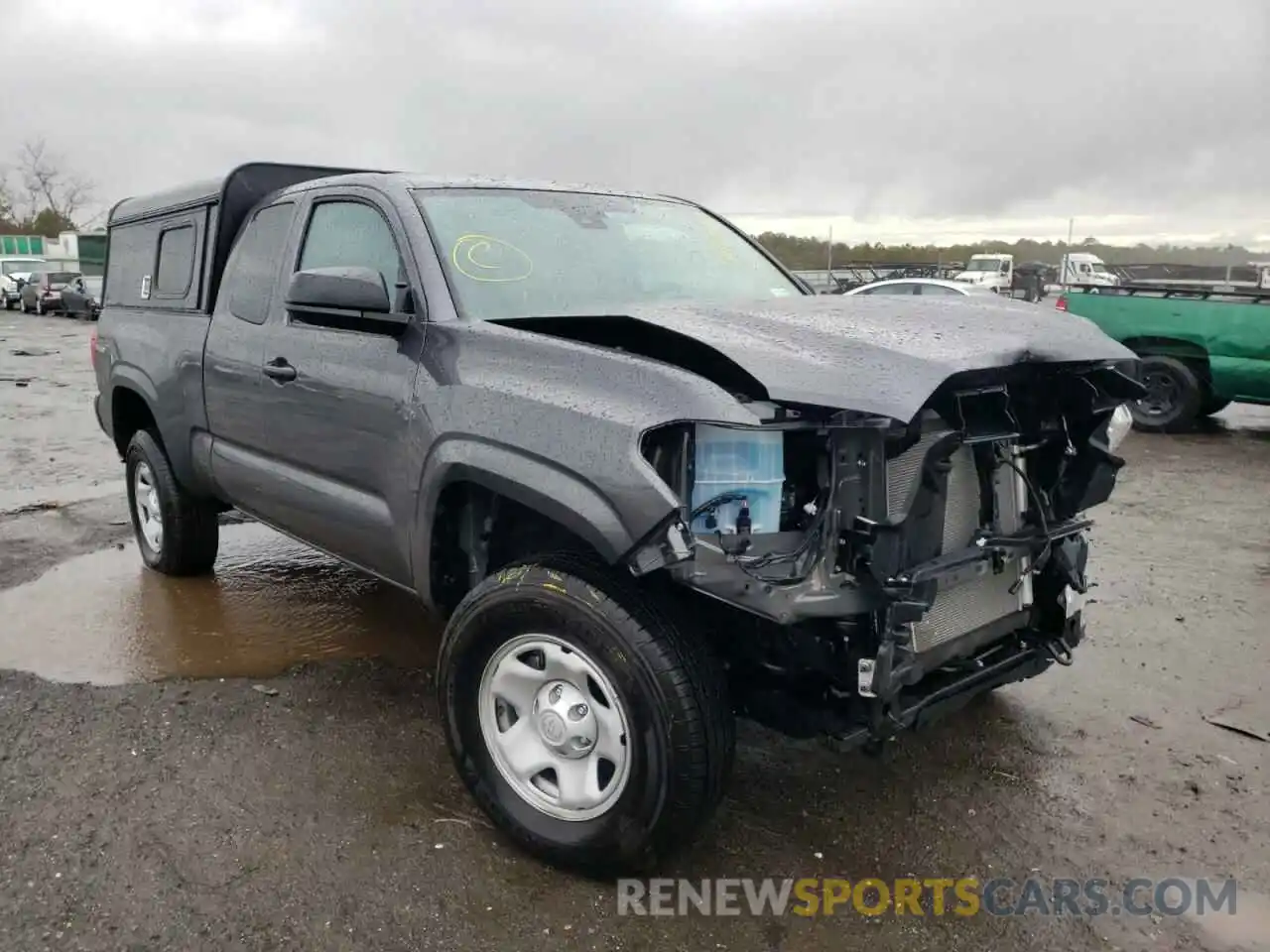 1 Photograph of a damaged car 3TYSX5EN6MT008102 TOYOTA TACOMA 2021