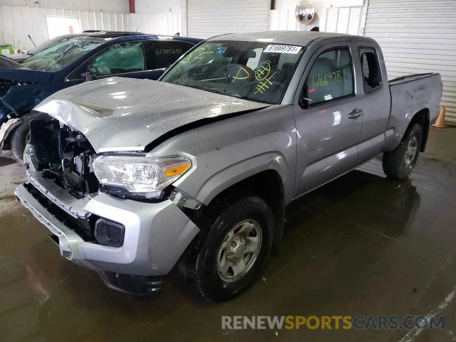 2 Photograph of a damaged car 3TYSX5EN6MT008682 TOYOTA TACOMA 2021