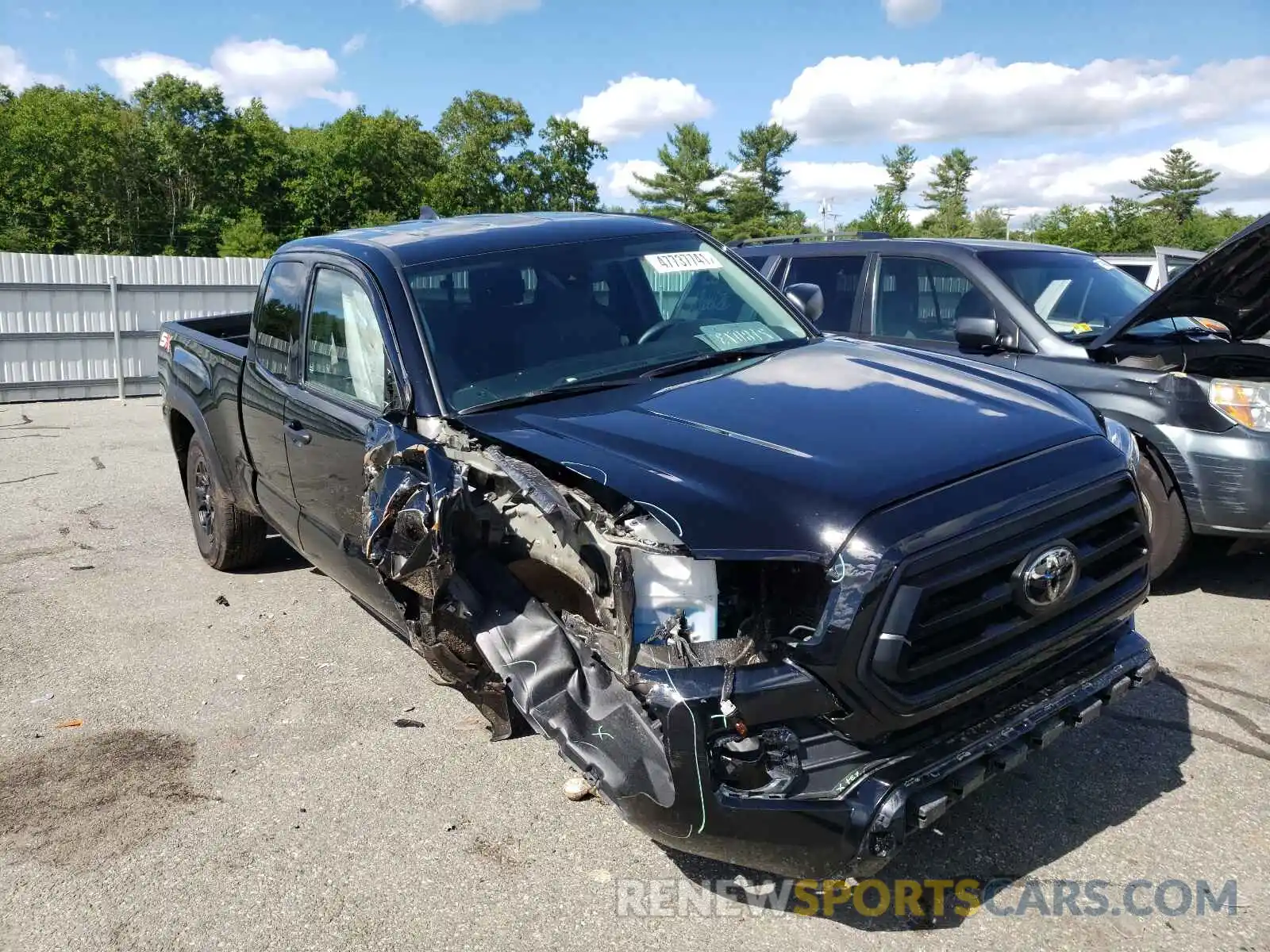 1 Photograph of a damaged car 3TYSX5EN7MT004401 TOYOTA TACOMA 2021