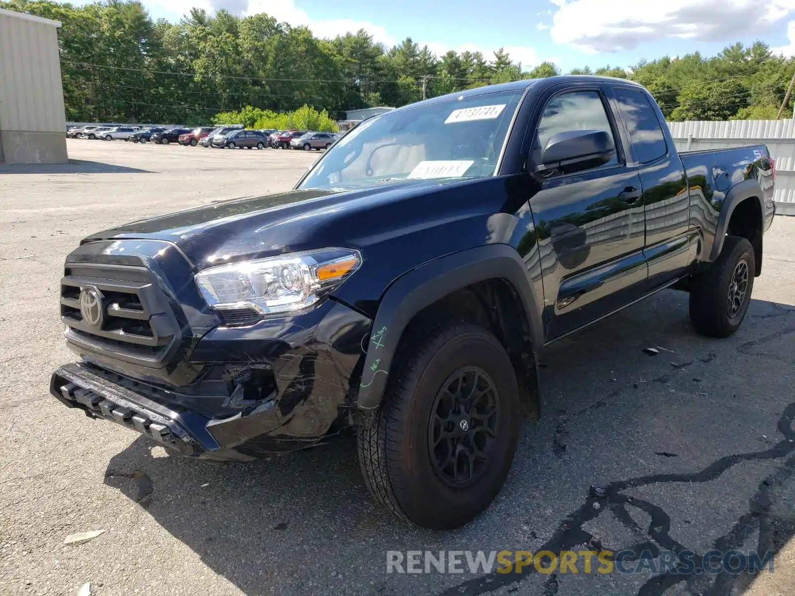 2 Photograph of a damaged car 3TYSX5EN7MT004401 TOYOTA TACOMA 2021