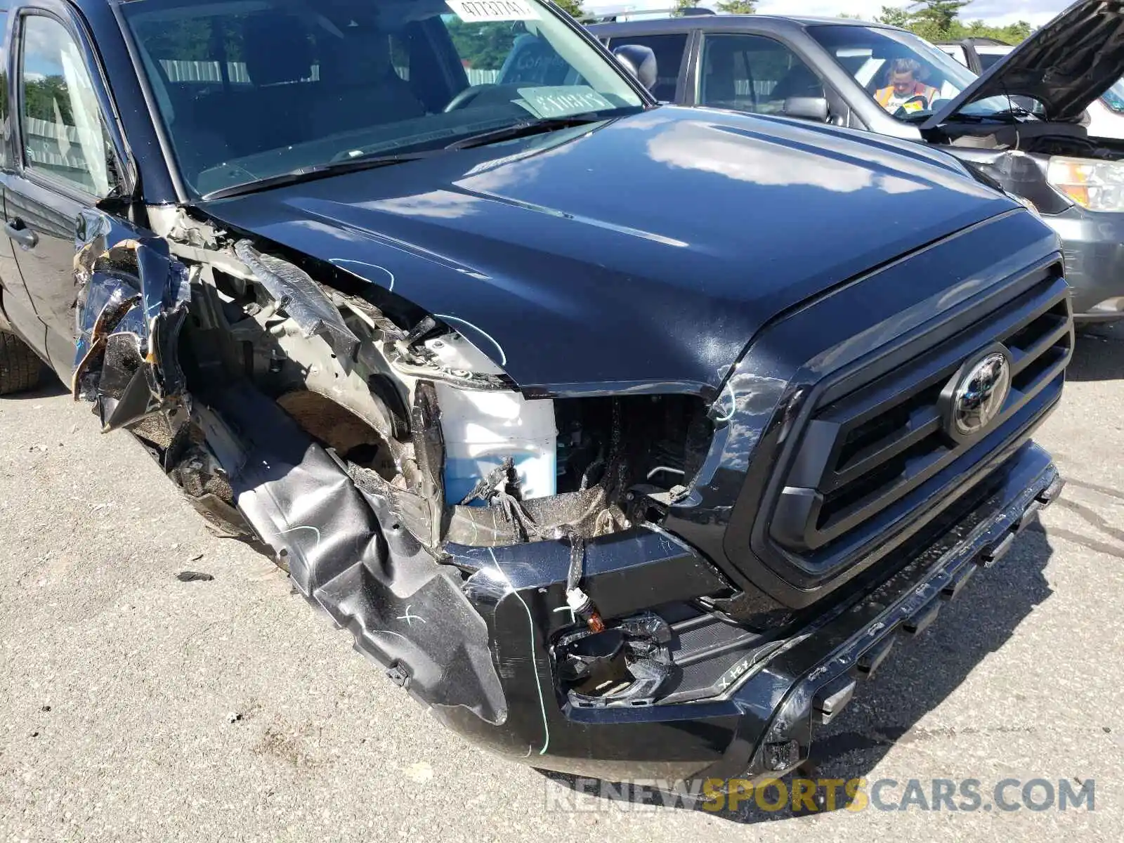 9 Photograph of a damaged car 3TYSX5EN7MT004401 TOYOTA TACOMA 2021