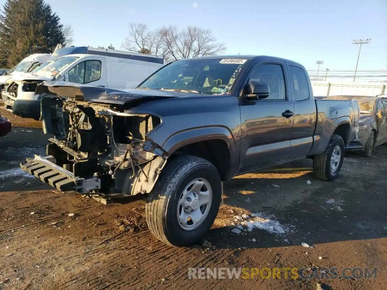 2 Photograph of a damaged car 3TYSX5EN7MT005208 TOYOTA TACOMA 2021