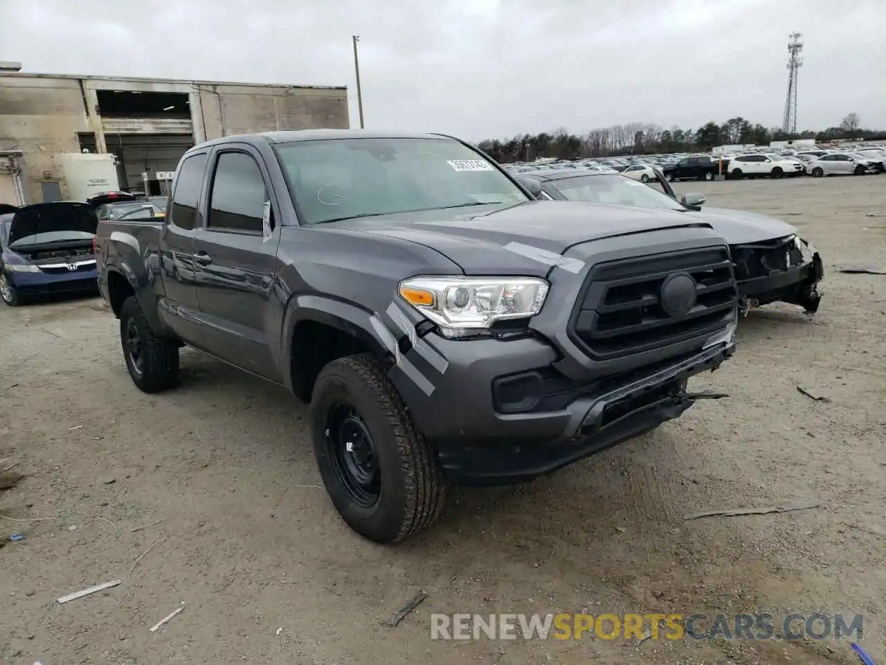 1 Photograph of a damaged car 3TYSX5EN7MT008562 TOYOTA TACOMA 2021