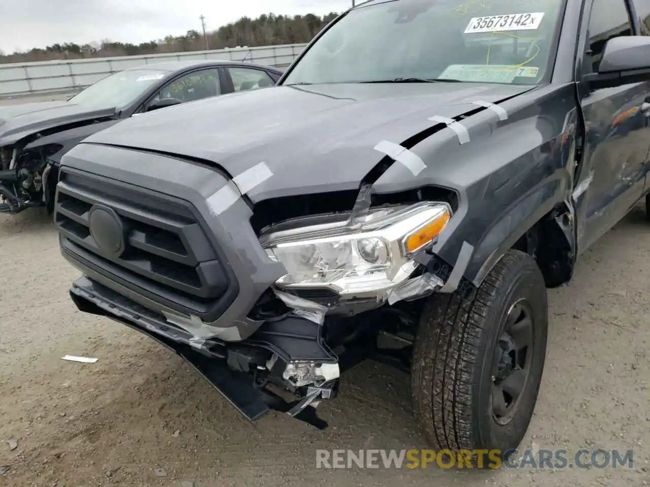 9 Photograph of a damaged car 3TYSX5EN7MT008562 TOYOTA TACOMA 2021