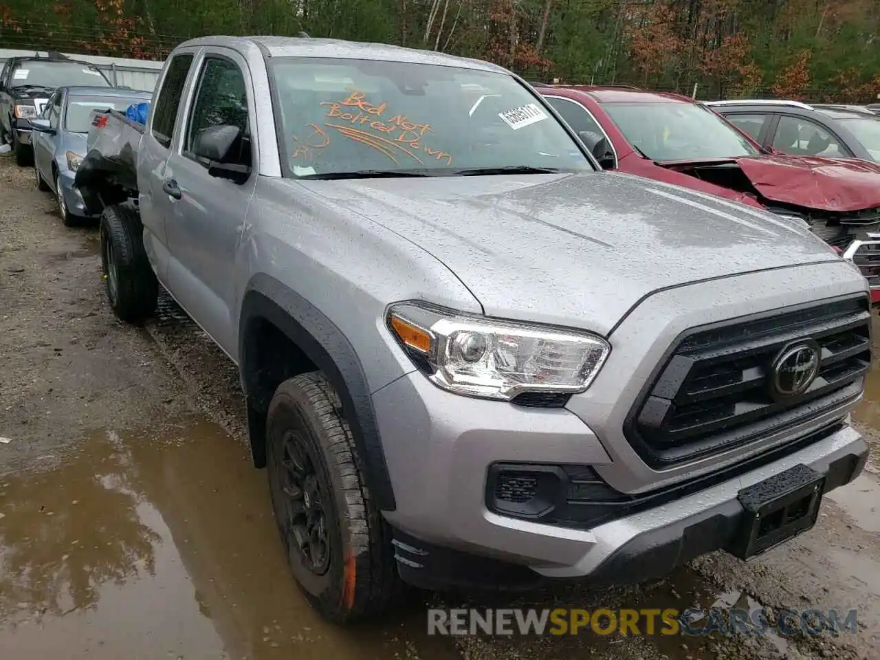 1 Photograph of a damaged car 3TYSX5EN8MT005007 TOYOTA TACOMA 2021