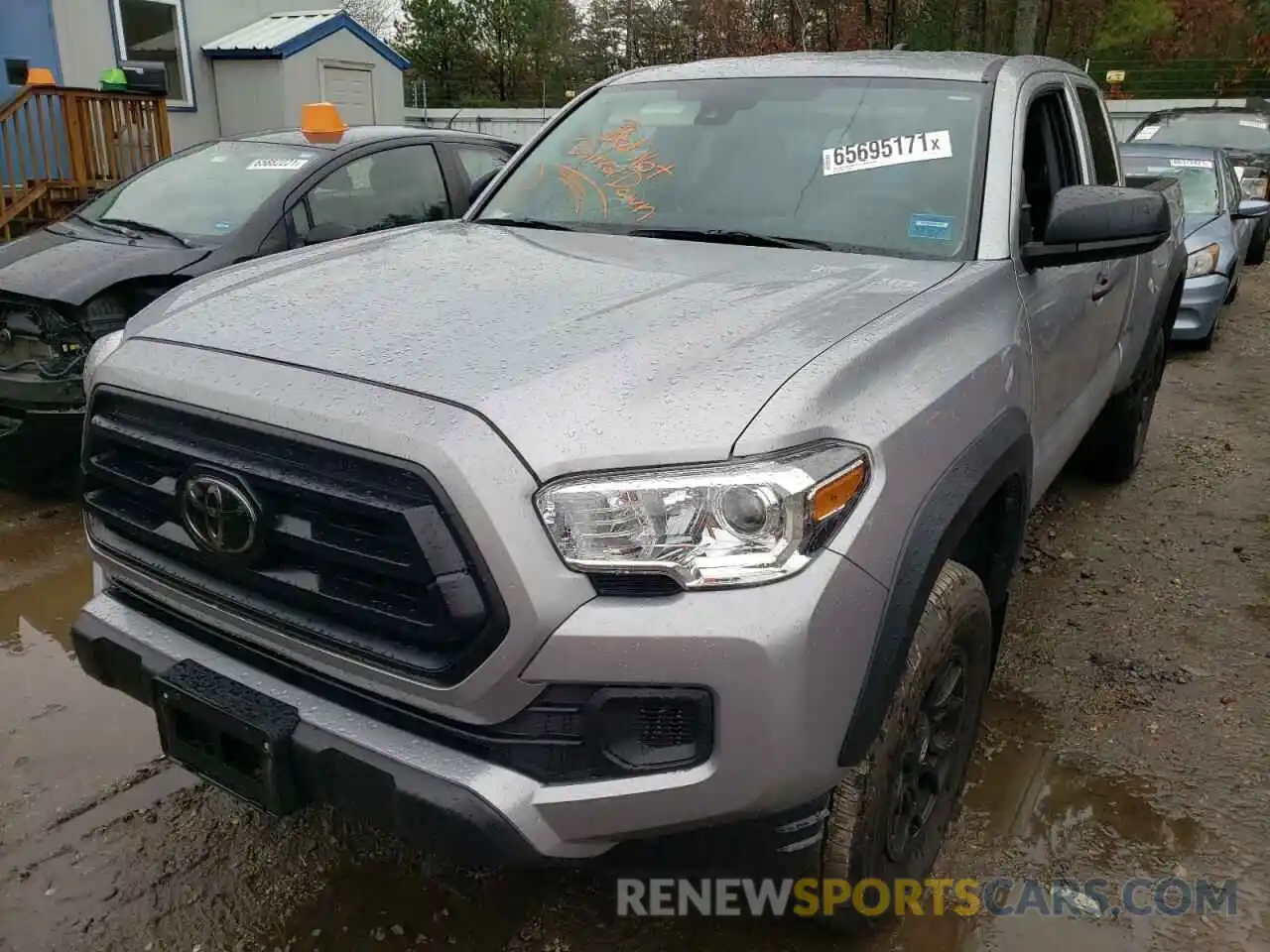 2 Photograph of a damaged car 3TYSX5EN8MT005007 TOYOTA TACOMA 2021