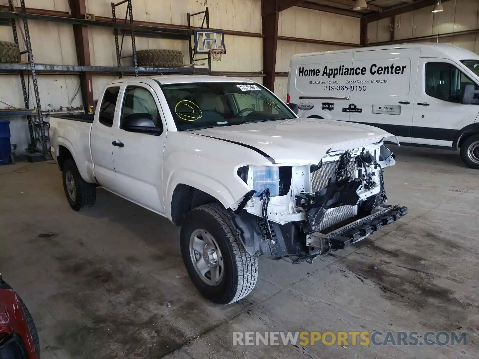 1 Photograph of a damaged car 3TYSX5EN8MT005444 TOYOTA TACOMA 2021