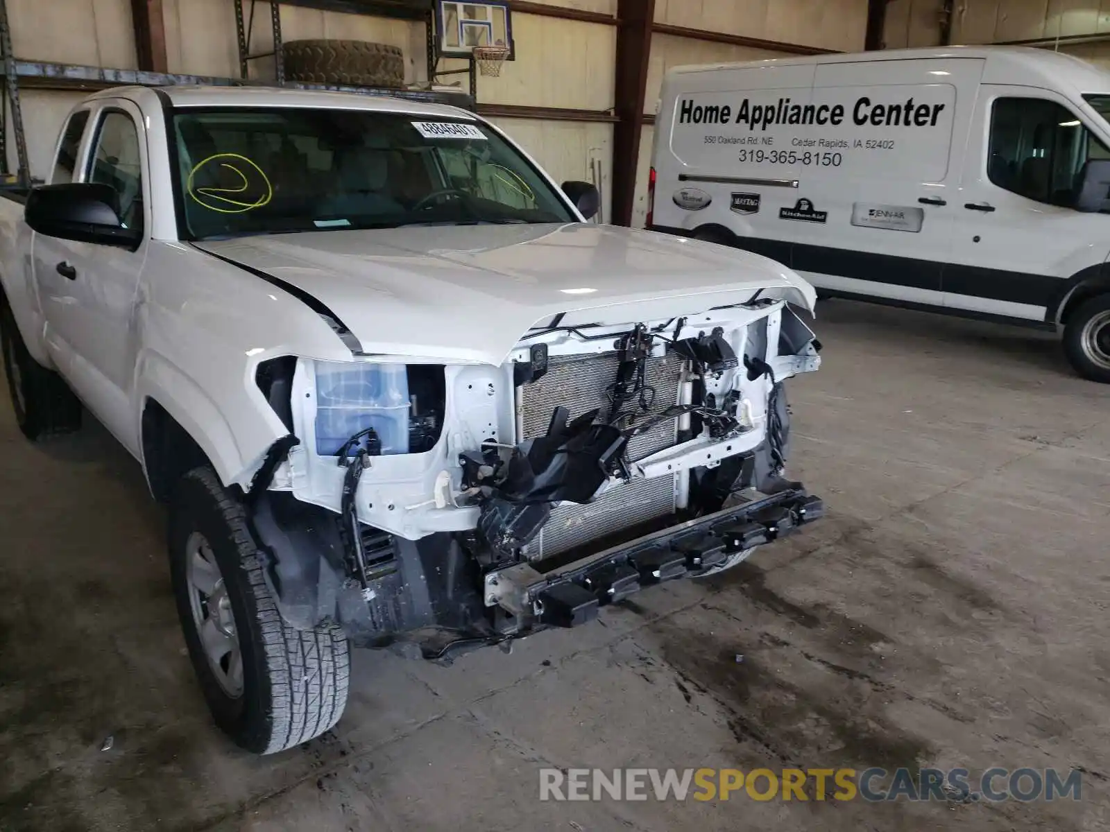 9 Photograph of a damaged car 3TYSX5EN8MT005444 TOYOTA TACOMA 2021