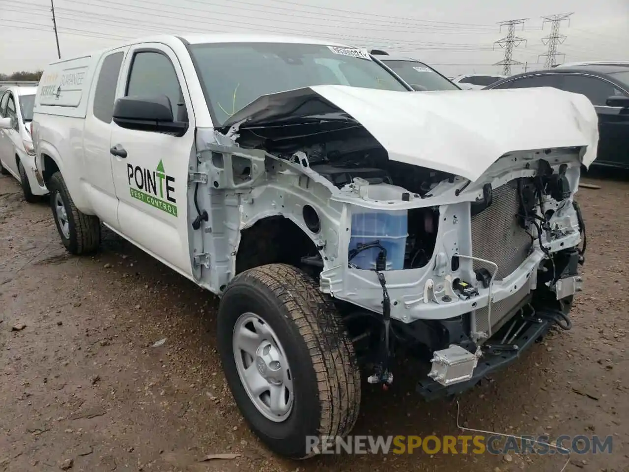 1 Photograph of a damaged car 3TYSX5ENXMT003498 TOYOTA TACOMA 2021