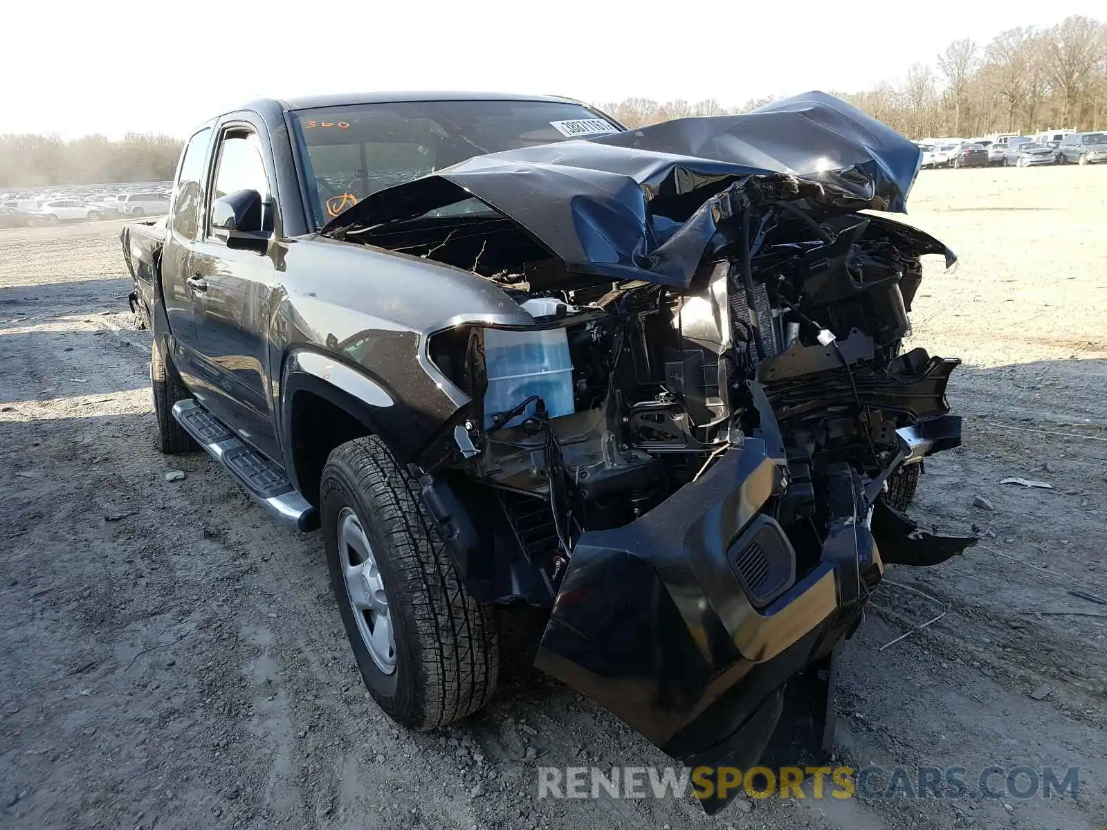 1 Photograph of a damaged car 3TYSX5ENXMT004439 TOYOTA TACOMA 2021