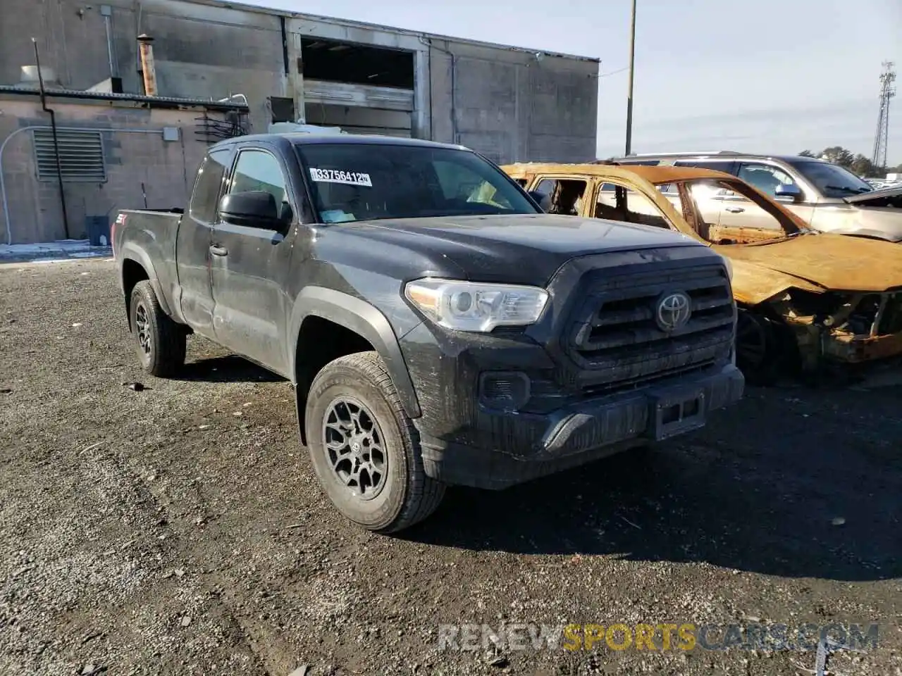 1 Photograph of a damaged car 3TYSX5ENXMT005610 TOYOTA TACOMA 2021