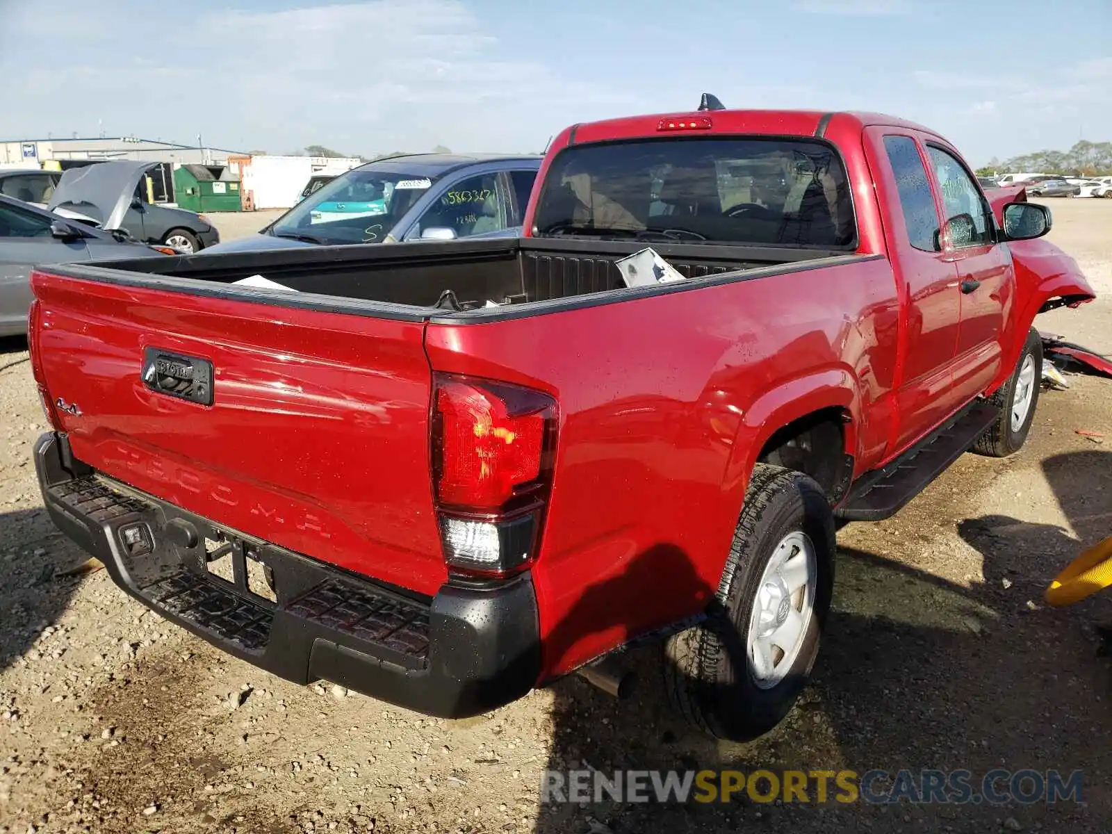 4 Photograph of a damaged car 3TYSX5ENXMT006627 TOYOTA TACOMA 2021