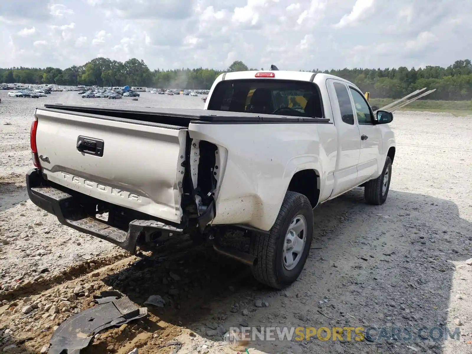 4 Photograph of a damaged car 3TYSX5ENXMT007079 TOYOTA TACOMA 2021