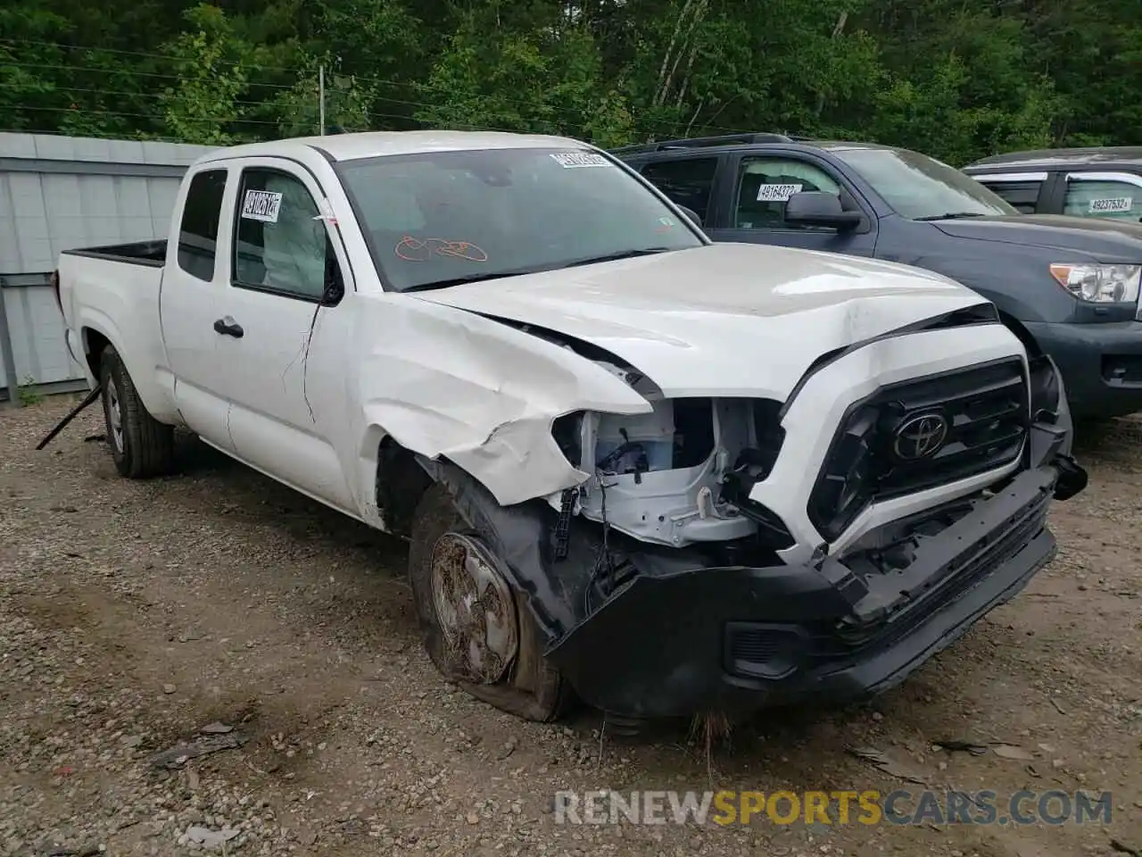 1 Photograph of a damaged car 3TYSX5ENXMT007485 TOYOTA TACOMA 2021