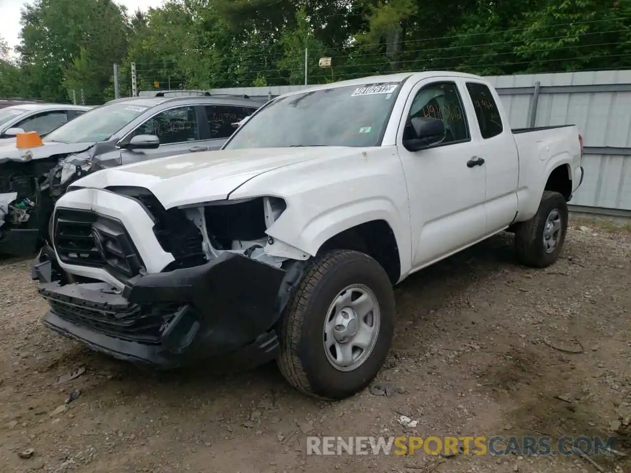 2 Photograph of a damaged car 3TYSX5ENXMT007485 TOYOTA TACOMA 2021