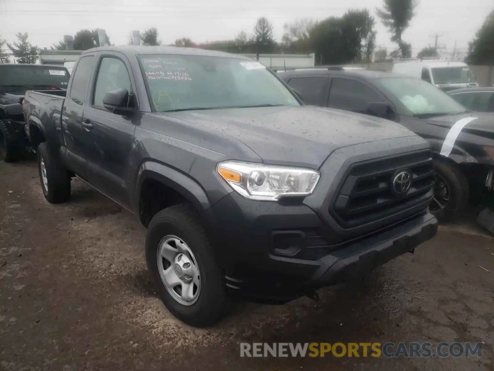 1 Photograph of a damaged car 3TYSX5ENXMT008619 TOYOTA TACOMA 2021