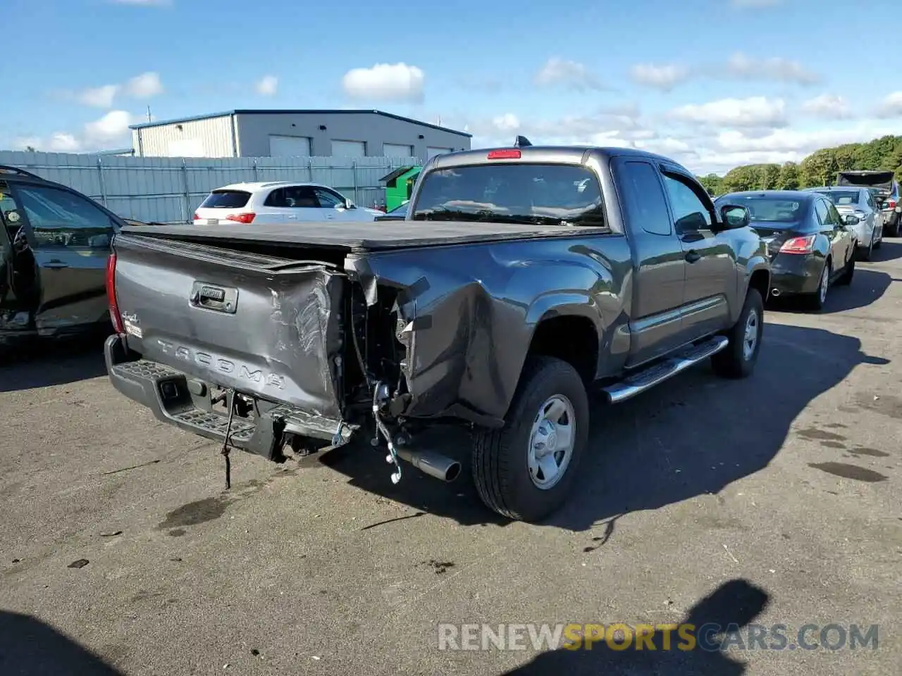 4 Photograph of a damaged car 3TYSX5ENXMT008944 TOYOTA TACOMA 2021