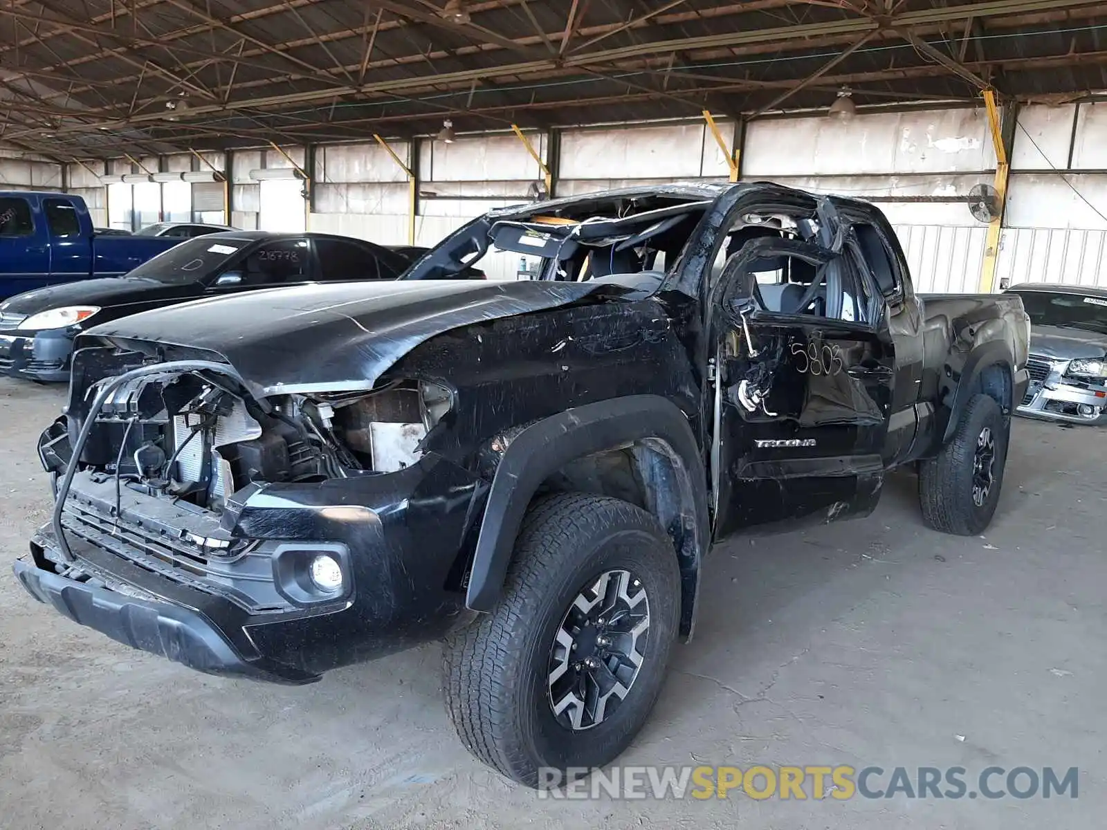 2 Photograph of a damaged car 3TYSZ5AN0MT014798 TOYOTA TACOMA 2021